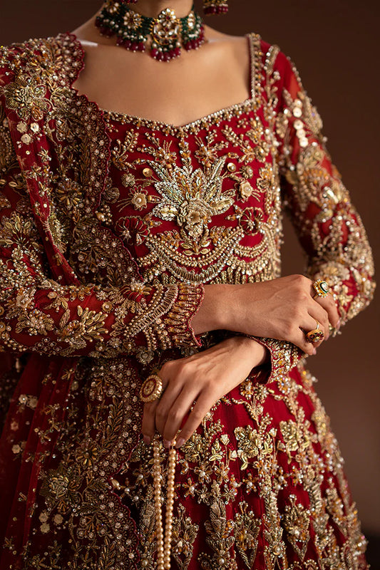 ⁠Ruby Red Full-Length Gown