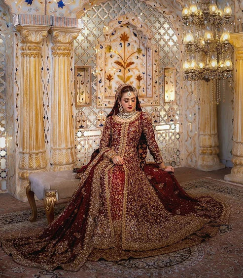 Jannat Mirza - Signature Classic Red Bridal Dress